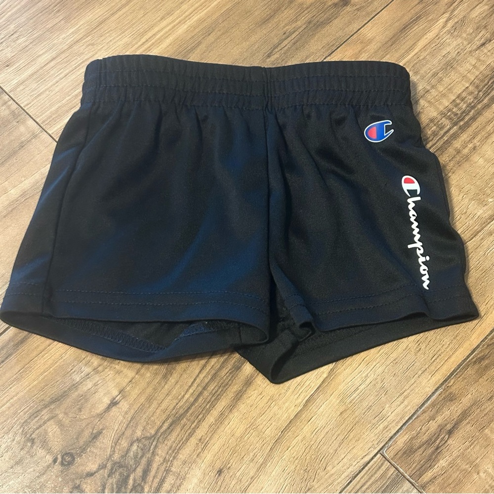 Champion Athletic Shorts - Black Activewear Shorts - Size‎ 3/6 Months